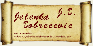 Jelenka Dobrečević vizit kartica